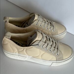 Zara Cream Women's Sneakers Size 8